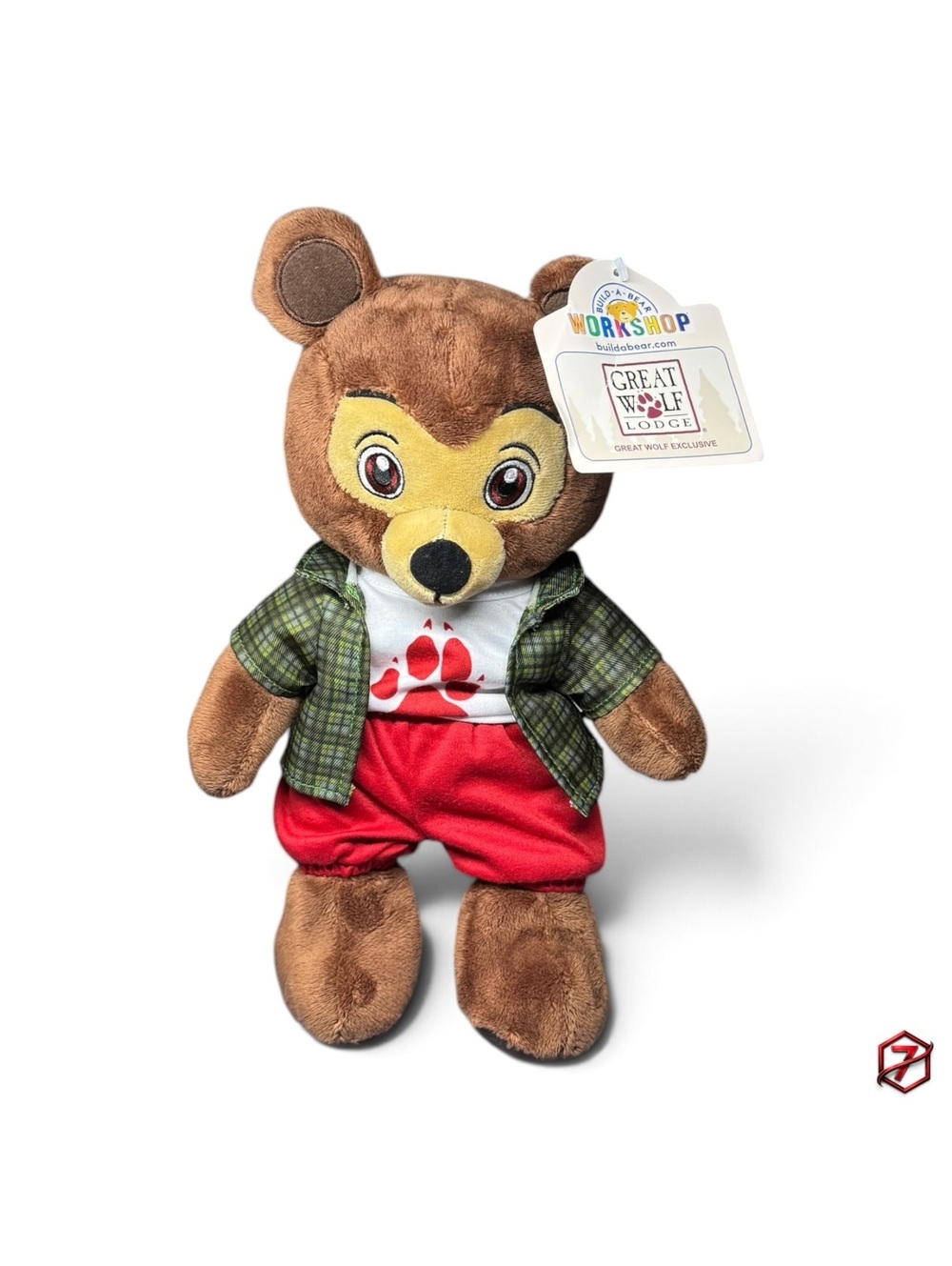 Build-A-Bear Brinley Bear 12” Great Wolf Lodge Exclusive Plush Outfit w/ Tag